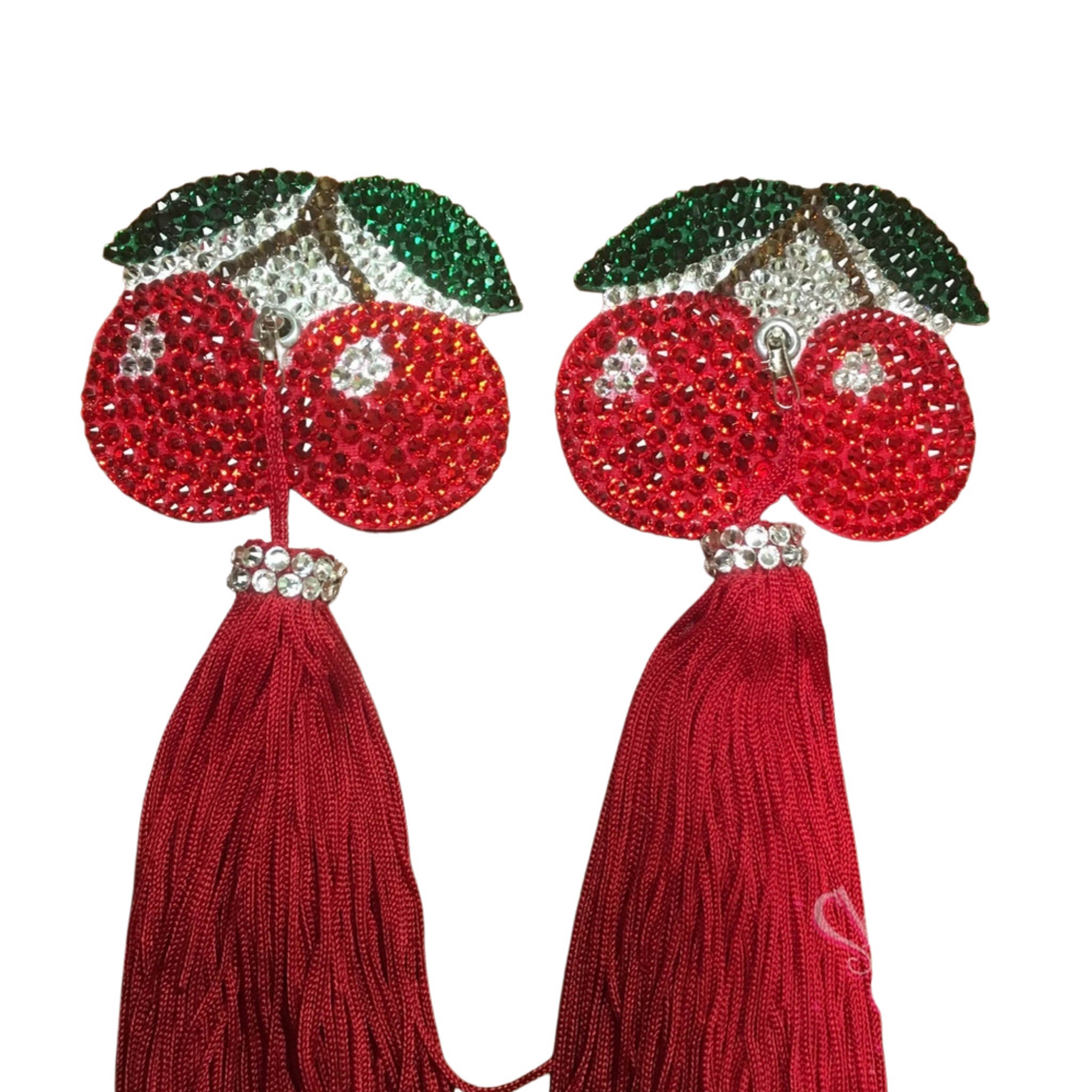 Cherries Jubilee Burlesque Pasties – Showgirl Sparkle